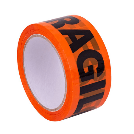 Orange Fragile Tape  - 36 Pack