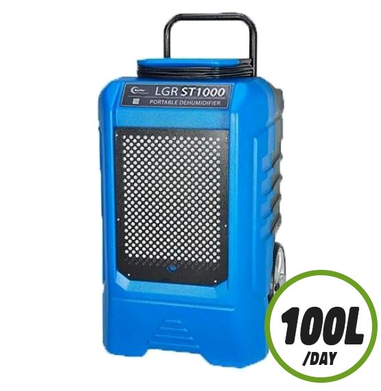 Suntec ST1000 LGR Dehumidifier with a high performance capacity of 100 Liters per day