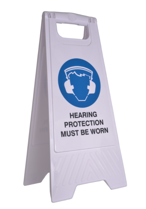 Hearing Protection Floor Sign